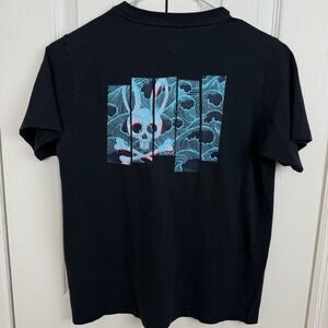 Psycho Bunny T Shirt Youth L 14/16 Graphic Back Pima Cotton Streetwear Black